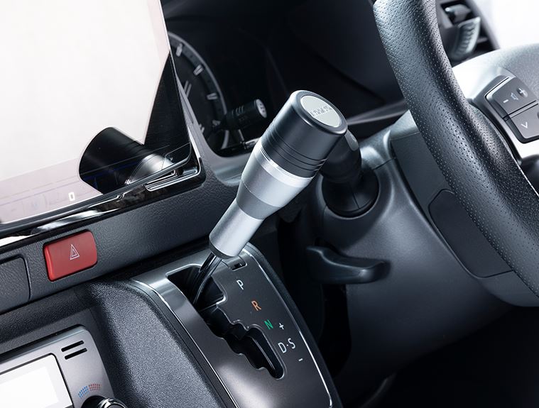エセックス(ESSEX/CRS)200系ハイエースAT用ビレットシフトノブVer.2シルバー