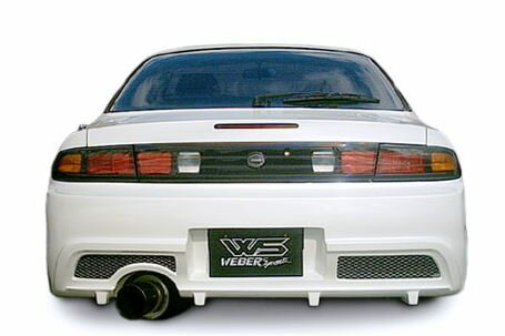 樂天商城 - ウェバースポーツ WEBERSPORTS 　リアバンパー　未塗装　S14シルビア