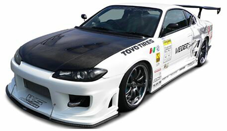 ウェバースポーツ　WEBERSPORTS　フロントバンパー　未塗装　S15シルビア 2