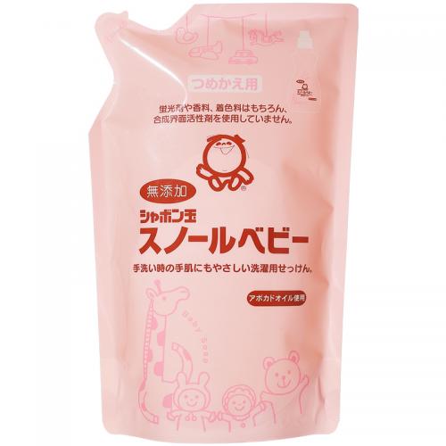 スノールベビー つめかえ用 650mL 《シャボン玉石けん》 詰め替え 詰替え 洗濯せっけん 石けん 洗濯洗剤 柔軟剤不要 無香料 赤ちゃん用..