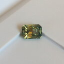 非加熱グリーンサファイア 0.60ct 鑑別書付 ルース アフリカ産 イエローグリーンサファイア イエローサファイア 新品 大粒 高級 セレブ 自然 パワー ネックレス リング 指輪 G02