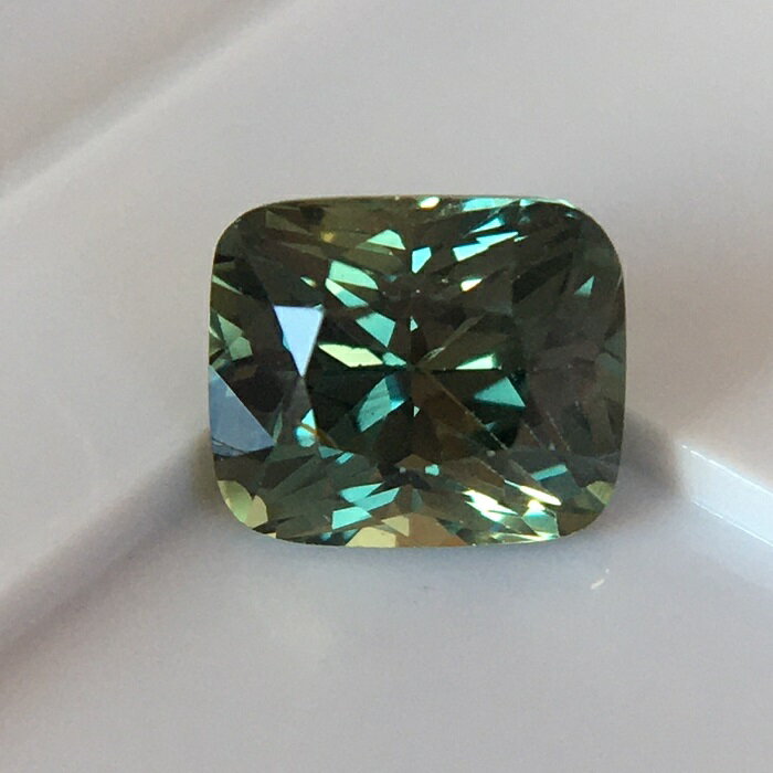 非加熱グリーンサファイア マダガスカル産 1.26ct 鑑別書付 希少 ノーヒート 大自然 パワー 個性 芸術 神秘 野生 ルース 新品 高級 ネ..