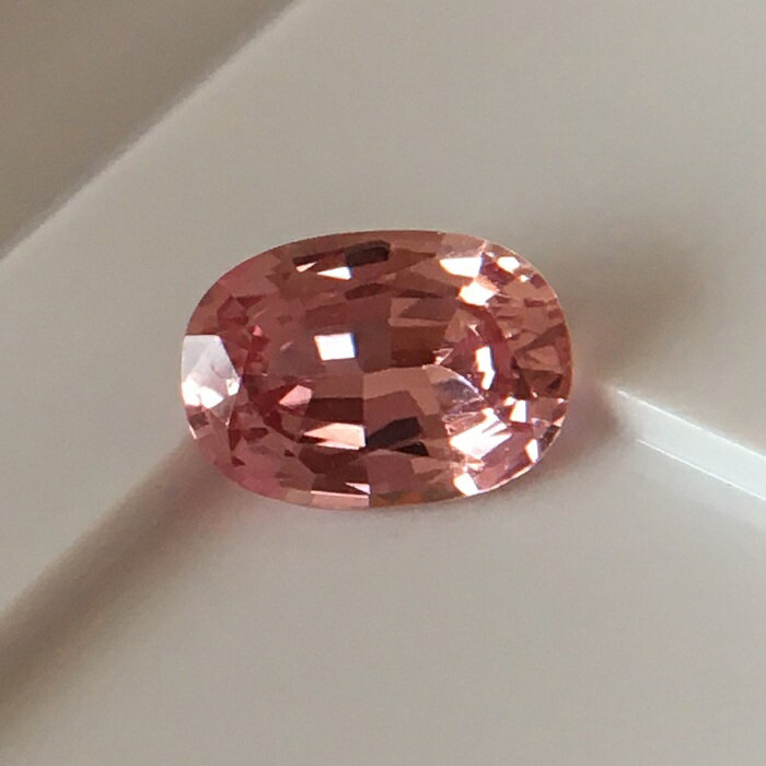 パパラチアサファイア 0.89ct GIA鑑別書付 東アフリカ産 希少 ルース 高級 良質 セレブリティ パパラチャサファイア リング 指輪 ネッ..