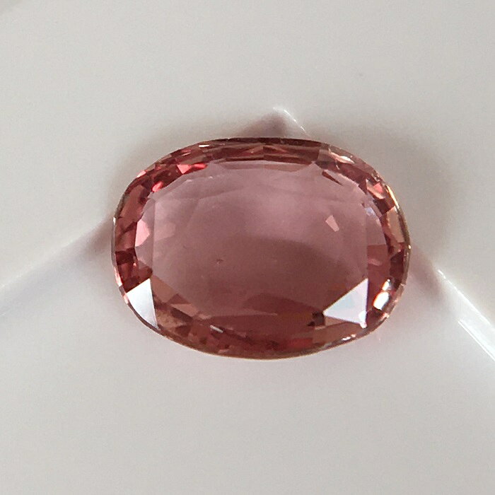 非加熱パパラチアサファイア 0.83ct GIA鑑別書付 マダガスカル産 大粒 ルース パパ...