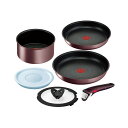 ティファール T-fal インジニオ・ネオ IHマロンブラウン・アンリミテッド セット6 L38593 取っ手の取れるフライパン IH対応・ガス火でも使用できま...