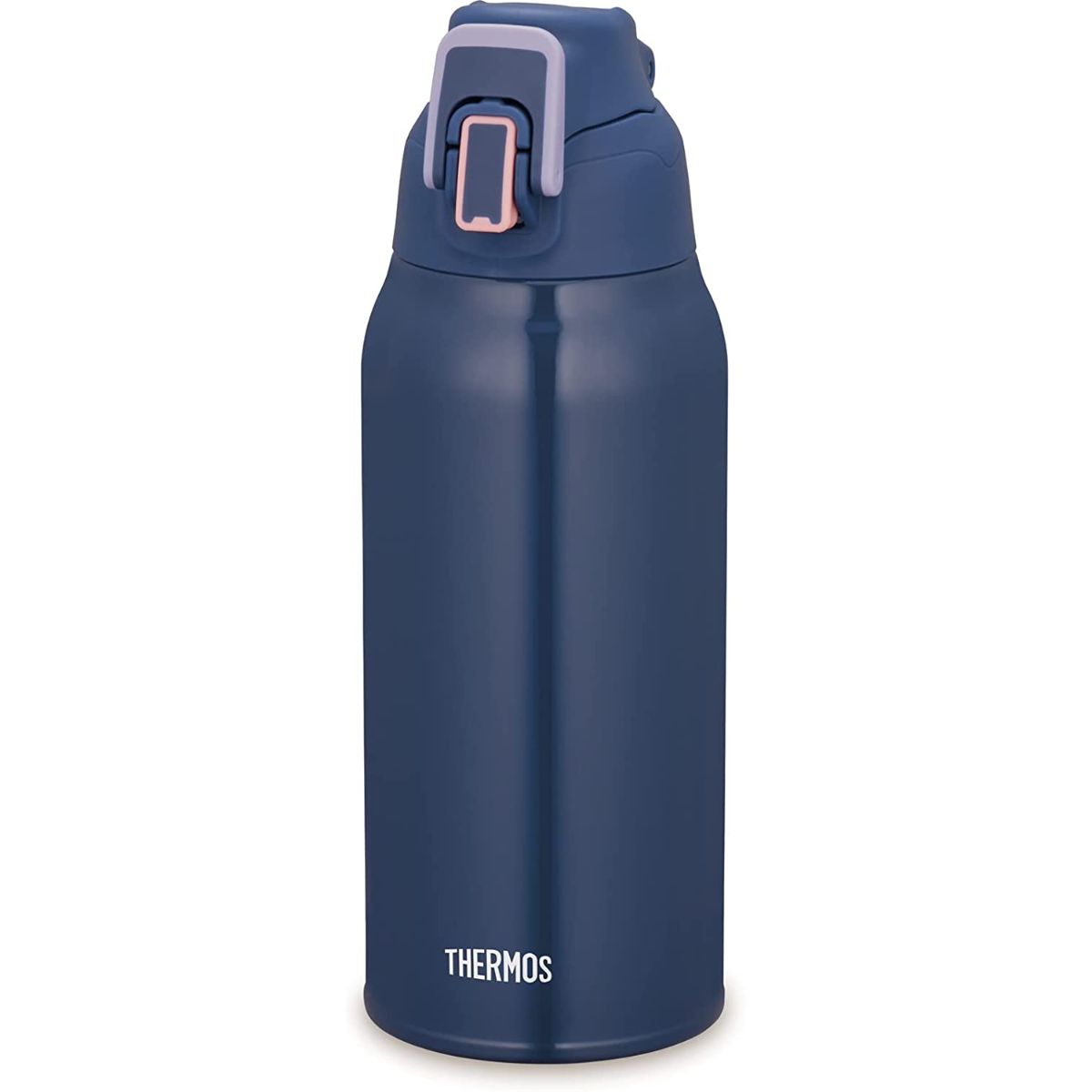 サーモス THERMOS 水筒 保冷専用 ワンタッチオープン ポーチ付き 真空断熱スポーツボトル ネイビーピーチ 0.8L FHT-802F NVPC