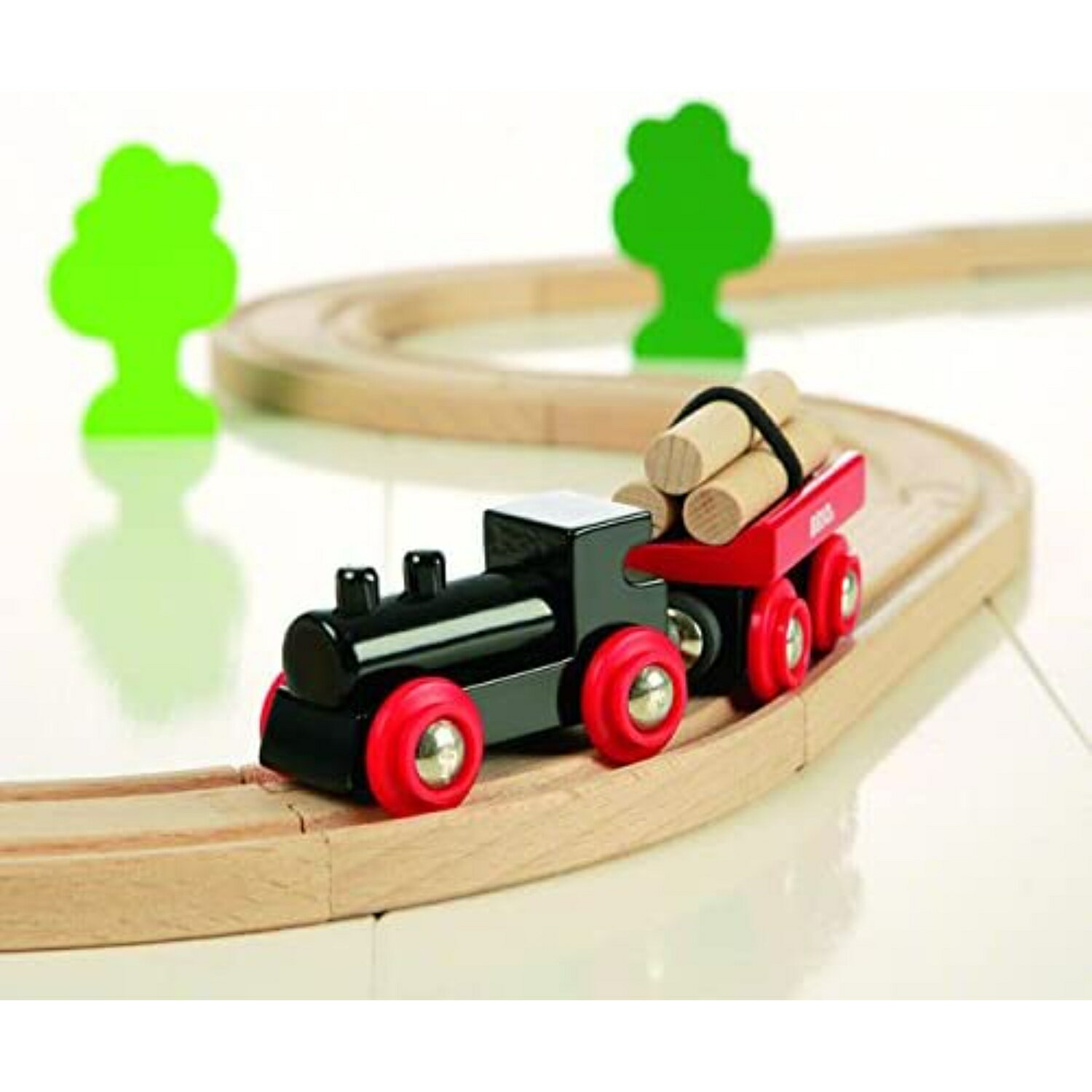 BRIO ブリオ 小さな森の基本レールセット 全18ピース 対象年齢 2歳~ 電車 おもちゃ 木製 レール 正規輸..