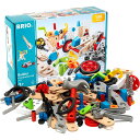 BRIO ブリオ ビルダー コンストラクションセット 全136ピース 対象年齢 3歳 大工さん 工具遊び おもちゃ 知育玩具 正規輸入品