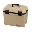 キャプテンスタッグ(CAPTAIN STAG) クーラーボックス 【 CSシャルマン 容量25L ベージュ 】 日本製 行楽 アウトドア バーベキュー BBQ ...