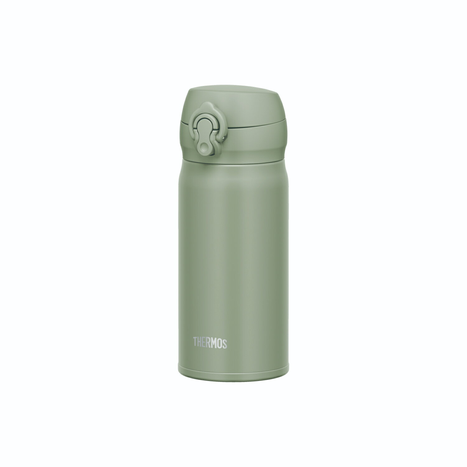 ポイント5倍THERMOS 真空断熱ケータイマグ スモークカーキ 350mL ボトル 水筒保温保冷 JNL-356 SMKKI 軽量 ワンタッチ 魔法びん ステンレス ブランド ロングセラーサーモスサーもす 無地 シンプル 男性 女性 男の子 女の子 小学生 大