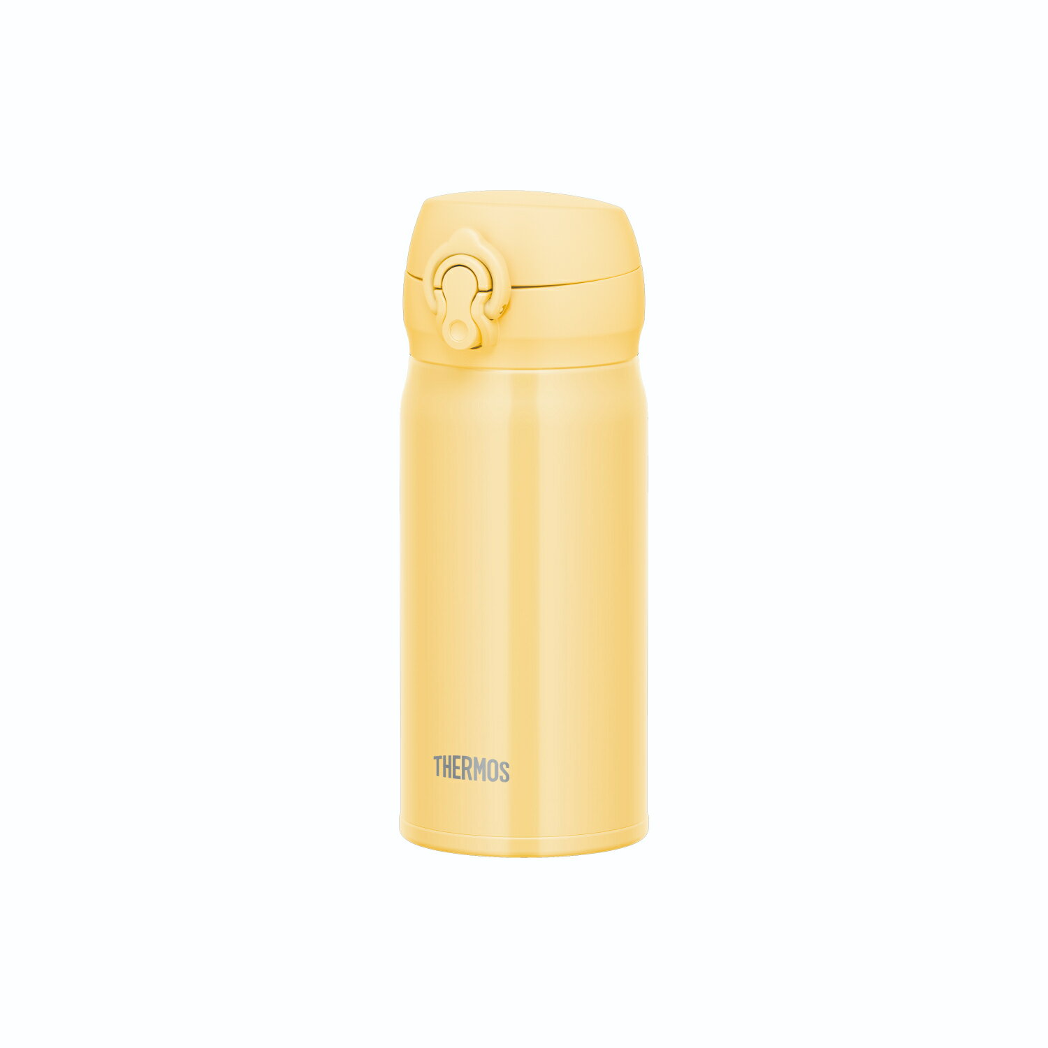 楽天シヤチハタ公式ショップTHERMOS 真空断熱ケータイマグ クリームイエロー 350mL ボトル 水筒保温保冷 JNL-356 CRY 軽量 ワンタッチ 魔法びん ステンレス ブランド ロングセラーサーモスサーもす 無地 シンプル 男性 女性 男の子 女の子 小学生 大