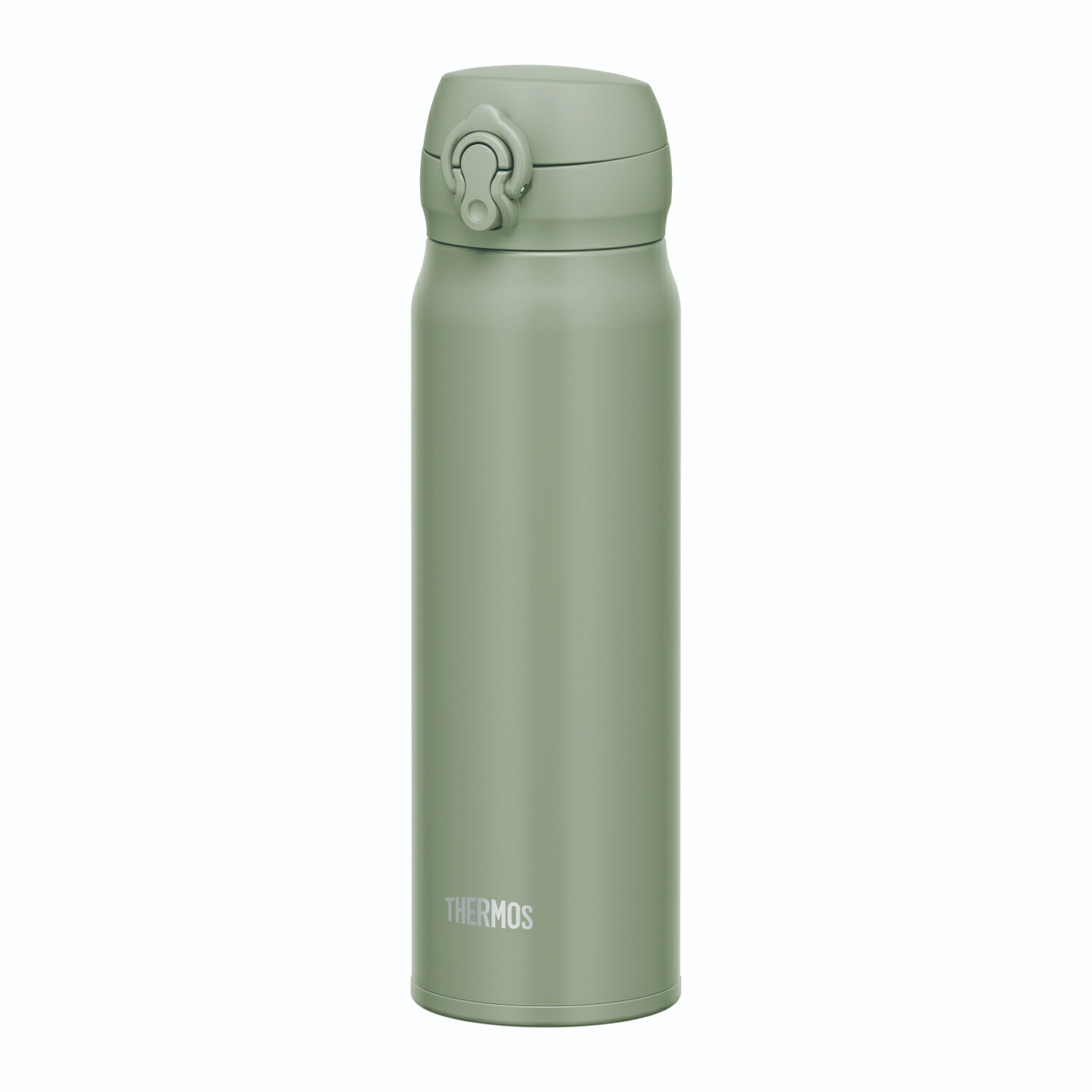 ポイント5倍THERMOS 真空断熱ケータイマグ スモークカーキ 600mL ボトル 水筒保温保冷 JNL-606 SMKKI 軽量 ワンタッチ 魔法びん ステンレス ブランド ロングセラーサーモスサーもす 無地 シンプル 男性 女性 男の子 女の子 小学生 大