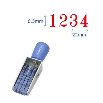 シヤチハタ公式 【欧文4連 明朝体 2号】 既製品 シャチハタ シヤチハタ スタンプ 三文判 はんこ ハンコ..