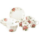 LAURA ASHLEY ローラアシュレイ バンチェッドロージズ 12ピースセット LA40‐221‐12 食器 結婚祝い 出産祝い お返し ギフト プレゼント