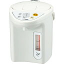 タイガー マイコン電動ポット(2.2l) ホワイト PDR-G221W 湯沸かし 電気ポット 保温設定 3段階調整 省エネ 家電 調理家電