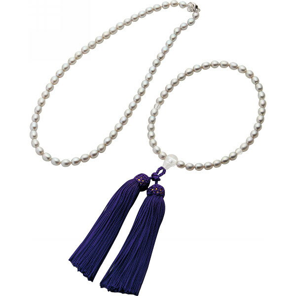 グレーパールネックレス・念珠セット 2Z33733 プレゼント ギフト