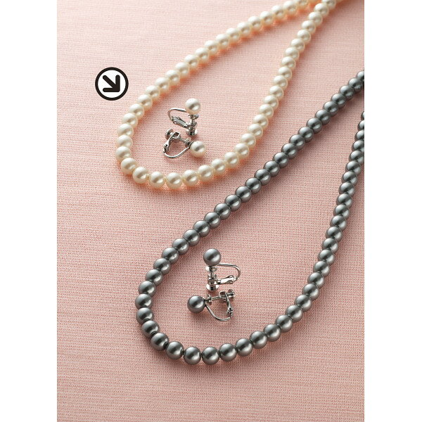 ネックレス2点セット ホワイト 9036W プレゼント ギフト