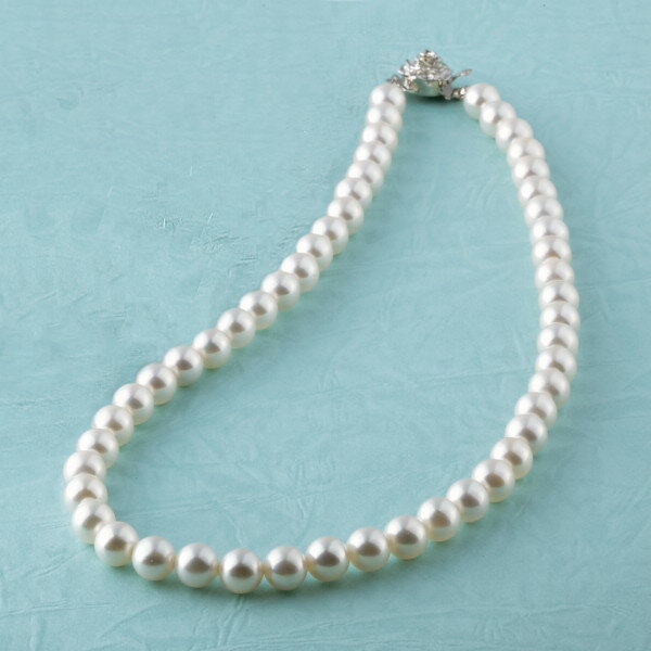 ヴィクトリアンローズ 貝パールネックレス ホワイト 250003 プレゼント ギフト