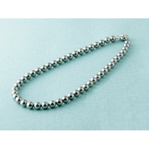 ヴィクトリアンローズ 貝パールネックレス グレー 250011 プレゼント ギフト