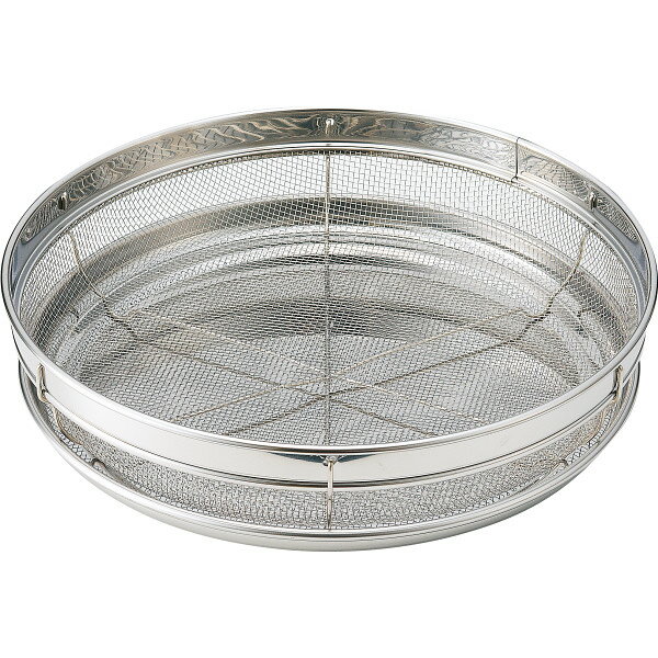 ステンレス浅ザル・トレーセット GC-25S 送料無料