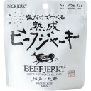 神戸 北野 NICKJERKY 塩だけでつくる熟成ビーフジャーキー 牛干し肉 国産牛 珍味 お酒のお供 酒のつまみ つまみ 惣菜 おかず 濃縮 熟成 美味しい ...