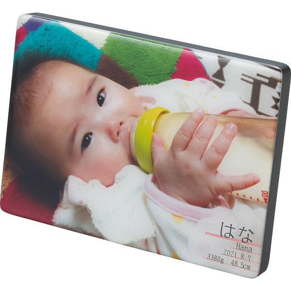 お仕立券 クリスタルフォトパネル S お仕立券 16960 内祝 ベビー 赤ちゃん メモリアル ギフト プレゼント フォトトフレーム お七夜 命名書 おしゃれ 孫 写真入り お祝い 名入れ 両親 出産祝い 男の子 女の子 命名 写真立て 誕生日 フォトプリント オーダーメイド 初節句