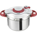 ティファール クリプソミニットイージールビーレッド (22cm・6l) ルビーレッド P4620769 圧力鍋 鍋 ポット 調理器具 キッチン 用品 雑貨 内祝...