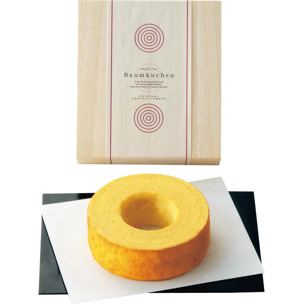 お菓子 輪 大きな生バウム 木箱入 KB1-10A 内祝い お返し お菓子 菓子折り 焼き菓子 スイーツ プチギフト 出産 結婚 香典返し お供え バームクーヘン バウムクーヘン 1000円 入学 退職 祝い プレゼントのサムネイル