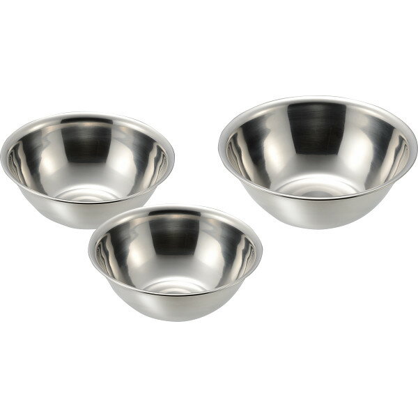 プロンジュ ステンレスボウル3点セット MG-0467