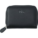 アッシュエル ラウンドファスナー小銭入れ ブラック S-HLM223038BK