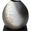 信楽焼 金彩白化粧 花瓶 G5‐6108S