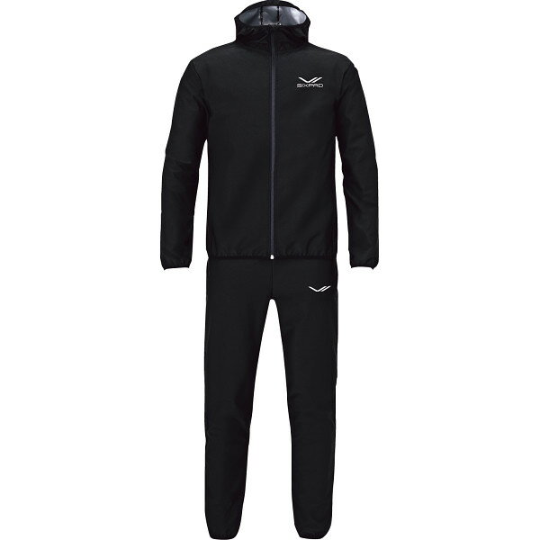 シックスパッド サウナスーツ SIXPAD Sauna Suit Lサイズ SS-AW00C MTG正規品 男女兼用 トレーニング 発汗 代謝 ウォーキング ストレッチ 運動 スポーツ ウェア ブラック 伸縮 保温 抗菌 スタイリッシュ