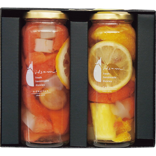 【7/10限定★抽選で最大100%Pバック】フルーツピクルス2種「シトラス3種とパイナップル・グレープフルーツとぶどう」ギフトセット MJXー1 油 調味料 詰め合わせ セット ギフト プレゼント お中元 御中元 内祝い お返し 出産 結婚 香典返し 快気祝い お見舞い お礼 祝い のしのサムネイル