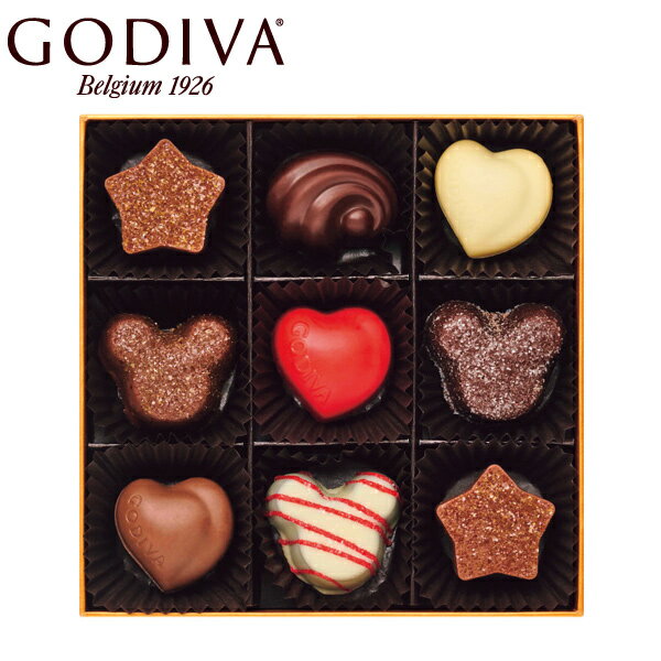 クリスマス ゴディバ GODIVA ミッキー ハートフルコレクション(9粒) 206113 ディズニー チョコレート チョコ お菓子 スイーツ 洋菓子 詰め合わせ セット 北欧 かわいい おしゃれ クリスマスプレゼント Xmas 冬ギフト