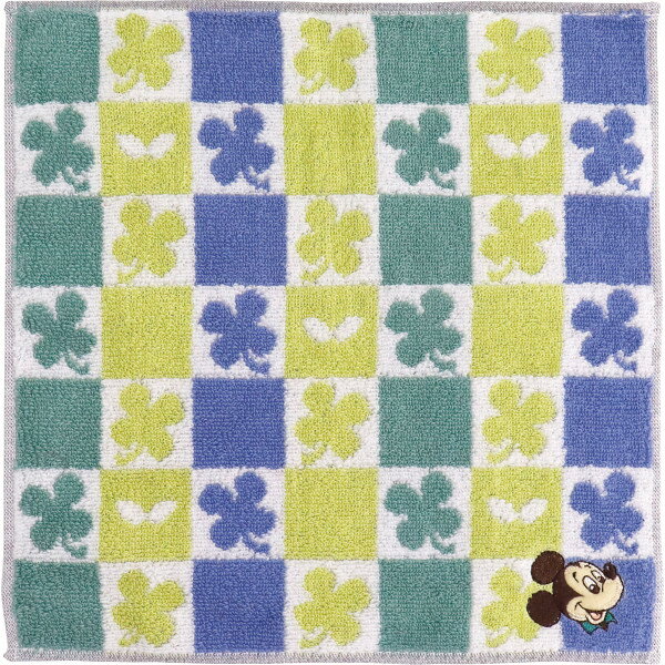 ディズニー カラフルレトロ タオルハンカチ グリーン ミッキー 38-1450070G ハンカチ タオル ギフト プレゼント 内祝い お返し 出産 結婚 香典返し お供え 快気 新築 お見舞い 仏事 法事 お礼 祝い 新生活