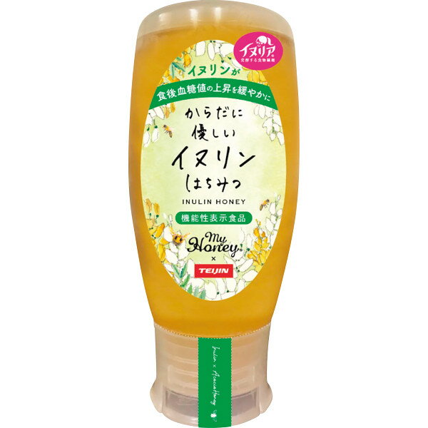 最大1000円クーポン配布中★MYHONEY からだに優しいイヌリンはちみつ(500g)(機能性表示食品) 1075 ハンガリー産 生はちみつ アカシア蜂蜜 非加熱ハチミツのサムネイル