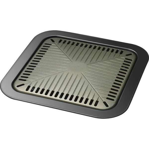 味覚探訪(韓国編)角型焼肉プレート(32×32cm) RB-2871 韓国 焼肉プレート 韓国料理 バーベキュー プレート カセットコンロ専用 調理器具 キッチン 用品 雑貨 内祝い お返し お礼 祝い ギフト プレゼント