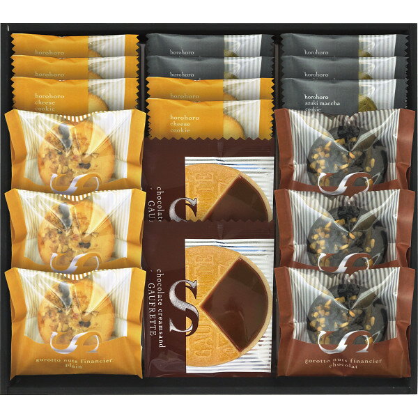 乐天商城 - お菓子 ごろっとナッツフィナンシェ&ゴーフレット詰合せ FZ-30 クッキー スイーツ 菓子折り 焼き菓子 詰め合わせ セット ギフト プレゼント 内祝い お返し 出産 結婚 香典返し お供え 小分け 個包装 退職 祝い ホワイトデー お返し