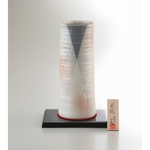 美濃焼 手描工房 10号円筒型花瓶 YJ15‐04 内祝い お返し 花瓶 ベース ギフト