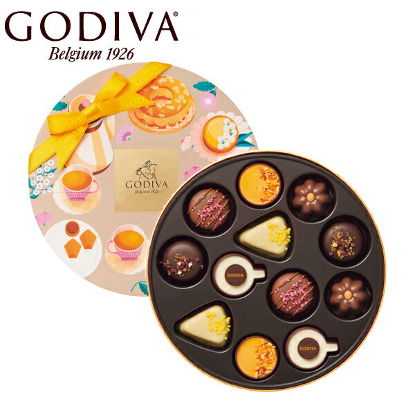 ホワイトデー お返し ゴディバ アフタヌーン スイーツ セレクション(12粒) 206642 GODIVA チョコレート チョコ 詰め合わせ セット お菓子 スイーツ 菓子折り 詰め合わせ セット おしゃれ かわいい プレゼント ギフト お礼 友達 会社 数量限定のサムネイル