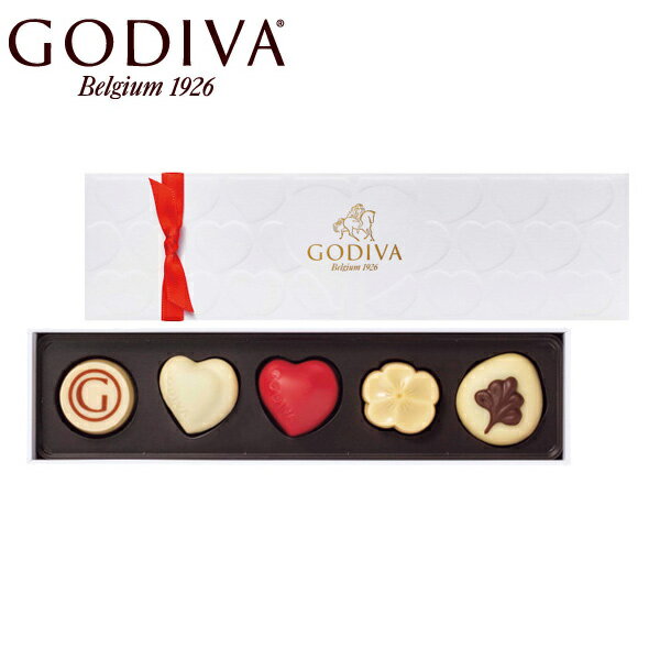最大1000円クーポン配布中★ホワイトデー お返し ゴディバ ホワイト コレクション(5粒入) 206628 GODIVA チョコレート チョコ 詰め合わせ セット お菓子 スイーツ 菓子折り 詰め合わせ セット おしゃれ かわいい プレゼント ギフト お礼 友達 会社 数量限定のサムネイル