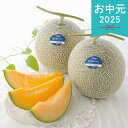 お中元 2025 北海道富良野 赤果肉メロン 2玉 フルーツ 果物 メロン 夏 夏ギフト 中元 ギフト 贈り物 暑中見舞い