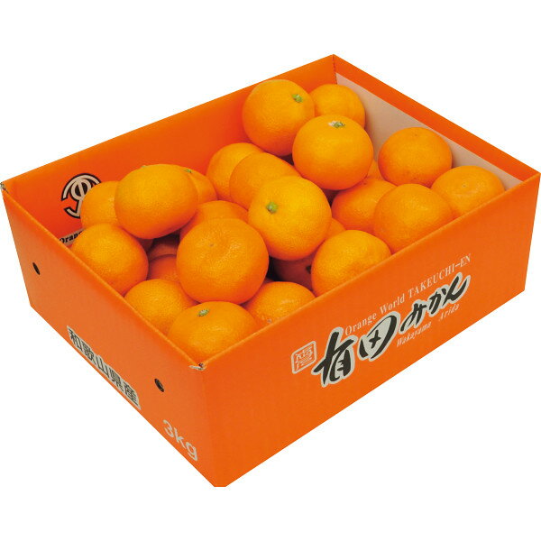 お歳暮 2025 和歌山県 武内園の有田みかん3kg フルーツ 果物 みかん 冬 冬ギフト 歳暮 ギフト 贈り物 寒中見舞い