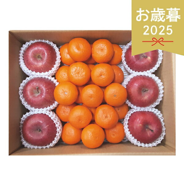 早割 お歳暮 2025 みかん・りんごセット フルーツ 果物 セット 詰め合わせ 冬 冬ギフト 歳暮 ギフト 贈り物 寒中見舞い