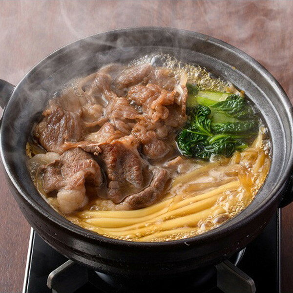 お歳暮 2025 宮城仙台牛牛すき手延べうどん1食 5810073 麺類 うどん 冬 冬ギフト 歳暮 ギフト 贈り物 寒中見舞い