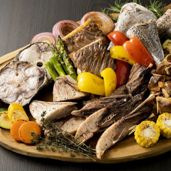 お歳暮 2025 神奈川海のめぐみまぐろグリルセット 魚介類 水産加工品 マグロ カマ 冬 冬ギフト 歳暮 ギ..