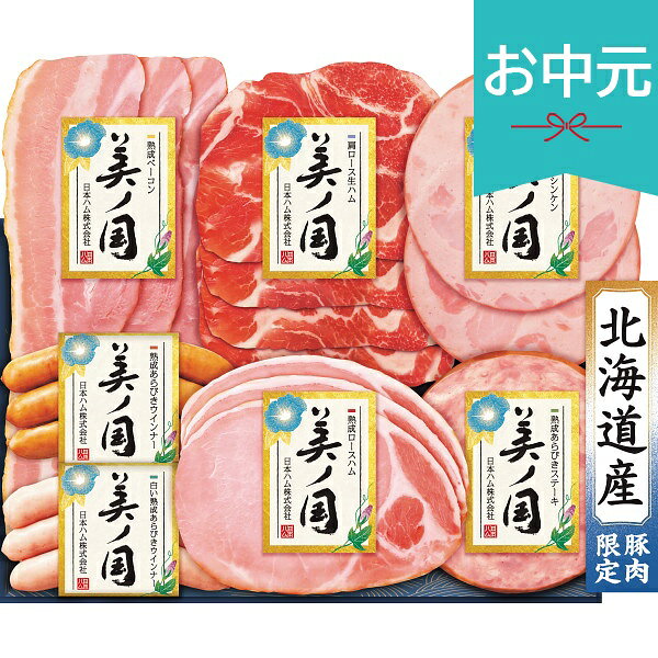 Rakuten - 【早割3%OFF】お中元 夏ギフト 2026 日本ハム 北海道 プレミアム 美ノ国 UKH-38 御中元 中元 暑中見舞い 残暑見舞い 実家 両親 取引先 法人 友人 義実家 手土産 ギフト 贈り物 お祝い ご挨拶 お礼 お返し