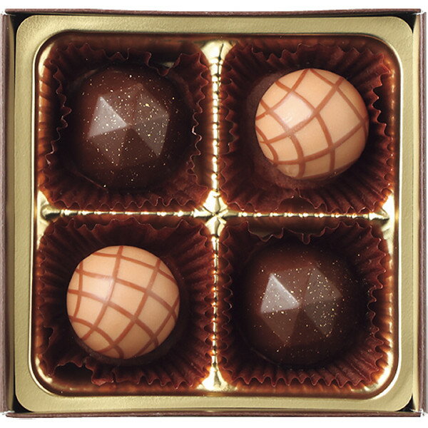 東京産和紅茶を使用したショコラのアソート●チョコレート×4●手提げ袋付●箱サイズ:10.5×10.3×3.3cm●箱重量:83g●温度帯区分:常温●賞味期限は40日以上の商品をお届けします●アレルゲン:乳成分、大豆2026年のバレンタインギ...