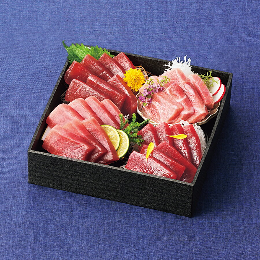 マグロ船を自社保有したマグロのプロが厳選した商品です。●お重サイズ＝約19×19×4.9（一段5.2）cm●＜一の重＞4品目：本マグロ大トロ柵・本マグロ赤身柵（本まぐろ：地中海産）・メバチマグロ中トロ柵・メバチマグロ赤身柵（メバチマグロ：韓国産）各100g×各1●約2〜3人前●4品●限定数●箱サイズ:19×19×5.5cm●箱重量:450g●温度帯区分:冷凍●アレルゲン:魚介類※おせち料理は数量限定のため、品切れの際はご了承ください。のし・包装のご指定は承っておりません。 ※離島（伊豆諸島・小笠原諸島）など、一部お届けできない地域がございます。 ※天候等の影響により、配達日時が変更となる場合がございます。 ※諸事情により、献立内容の変更または製造中止となる場合がございます。 ※ご注文後のキャンセル・内容変更はお受けできません。予めご了承ください。 【お願い】ご注文時のお届け先と異なる住所へ転送が必要となった場合、別途送料が発生する場合がございます。ご注文時には正確なお届け先住所の記載をお願いいたします。※販売締切日までに、楽天ペイ前払い決済の入金確認ができない場合、クレジットカードのオーソリNGが解消されない場合、または後払い審査が完了しない場合、ご注文をキャンセルさせていただきます。予めご了承ください。2027年 おせち 予約 早割 早期予約 早割特典 送料無料 おせち通販 お正月 お年賀 年越し 新春 和風 洋風 中華 和洋折衷 和洋中 一人前 一人用 少人数 二人前 二人用 家族向け 大人数 大容量 個食 オードブル パーティー 高級おせち 有名店 料亭 ホテル監修 老舗 人気店 お取り寄せ 冷凍おせち 冷蔵おせち 盛り付け済み 食べきりサイズ 個包装 おひとりさま おもてなし ギフト プレゼント 贈答用 数の子 黒豆 伊達巻 栗きんとん 紅白なます 海老 鰤 鯛 昆布巻き 筑前煮 田作り たたきごぼう ローストビーフ カニ いくら あわび うなぎ 和牛 国産食材 無添加 保存料不使用 アレルギー対応 低糖質 健康志向 子ども向け 伝統 創作 新作 最新トレンド 人気ランキング おすすめ 口コミ レビュー おせち料理 正月料理 おせちの意味 由来 子孫繁栄 健康長寿 金運 出世 家内安全 開運おせち 家族団らん 自宅用 実家用 帰省土産 持ち寄り 和菓子 スイーツ 詰合せ お正月料理セット 12月29日 12月30日配送