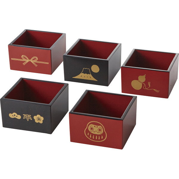 いろどり枡5種セット 25207 送料無料